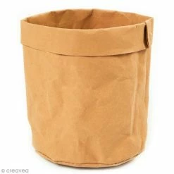 Offres 😍 Creativ Company Trousse à Décorer Panier Rond En Papier Effet Cuir - 11 X 12 Cm ✨