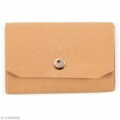 Promo 🔥 Creativ Company Trousse à Décorer Porte-monnaie En Papier Effet Cuir - 11 X 8 Cm 🥰