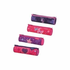 Sortie 🤩 Herlitz Pochettes Et Trousses Trousse Ronde - Girly - Modèle Aléatoire 😀