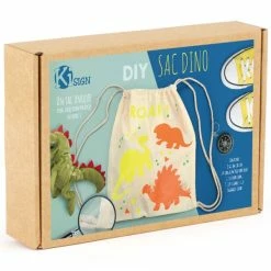 Promo âš Ki Sign Sac Ă Personnaliser Kit DIY - Customiser Mon Petit Sac - Dino đ