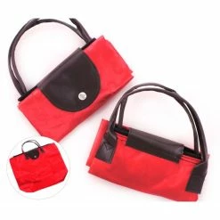 Promo 🧨 Czech Beads Exclusive Sac Et Pochette En Toile De Jute 1pc Rouge Brun Cœur Durable Et De Bonne Qualité Machine Compacte Fermeture à Glissière Sac à Pliable 😀
