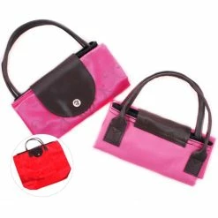 Grosses soldes ✔️ Czech Beads Exclusive Sac Et Pochette En Toile De Jute 1pc Fleur Rose Durable Et De Bonne Qualité Machine Compacte Fermeture à Glissière Sac à Pliable, à L 👍