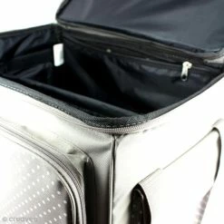 Offres 😉 Sac Scrapbooking Valise De Rangement Artemio - Taupe à Pois - 44 X 26 X 42 Cm 🎉 -Petite maroquinerie Soldes unnamed file 32