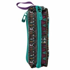 Sortie 🛒 PASO Pochettes Et Trousses Fourre-tout Rond - 3 Compartiments - Ethnique ❤️