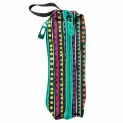 Promo 😀 PASO Pochettes Et Trousses Fourre-tout Rond - 3 Compartiments - Fluo ❤️