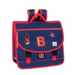 Grosses soldes 😍 Elba Cartables Gibecière Vintage 41 Cm "Bensimon" - Patch ⭐