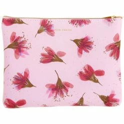 Tout neuf 🔔 Pochettes Et Trousses Pochette Fantaisie Rico Design - Fleurs De Cerisier - 20 X 15 Cm 💯