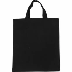 Bon marché ✨ Creativ Company Sac à Personnaliser Sac Tote Bag à Personnaliser - 38 X 42 Cm - Noir 👍